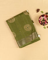 SC3866 - Linen With Digital Bandhini Print